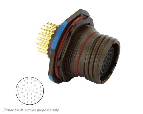 8D7L15W19SN046 CONNECTOR RECEPTACLE SHELL SIZE 15, PC T. - 1