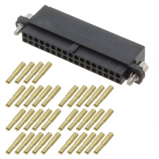 M80-4853442 CONN FEMALE 34POS 2MM CRIMP GOLD Datamate High Reliability