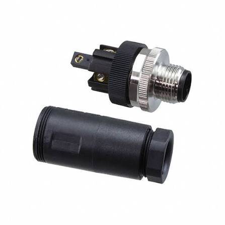 T4111002051-000 CONN PLUG MALE M12 5POS GOLD SCREW