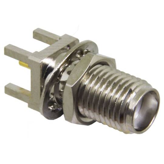 CONSMA008 CONN SMA JACK STR 50 OHM EDGE MNT