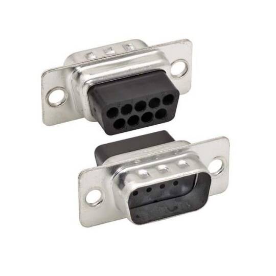 C&P9M-TRAY CONN D-SUB HOUSING PLUG 9POS