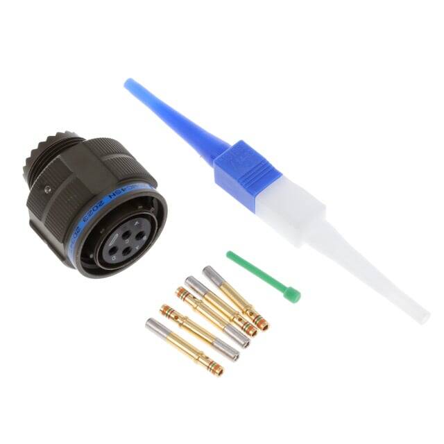 D38999/26WC4SN CONN PLUG FMALE 4POS GOLD CRIMP - 1