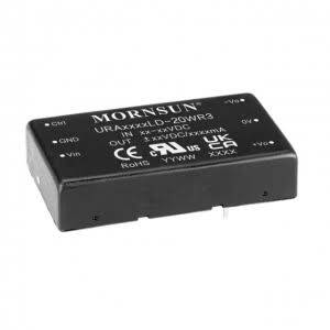 URB4815LL-20WR3 DC DC CONVERTER 15V 20W 18-75V VIN Isolated Mornsun