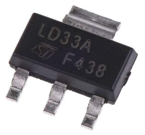 LD1117AS33TR IC REG LINEAR 3.3V 1A SOT223 Low Dropout Regulator