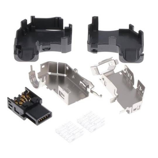IX30G-A-10S-CVL2(7.0) PLUG IDC TYPE A FMALE 10POS UP