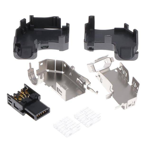 IX30G-A-10S-CVL2(7.0) PLUG IDC TYPE A FMALE 10POS UP - 1