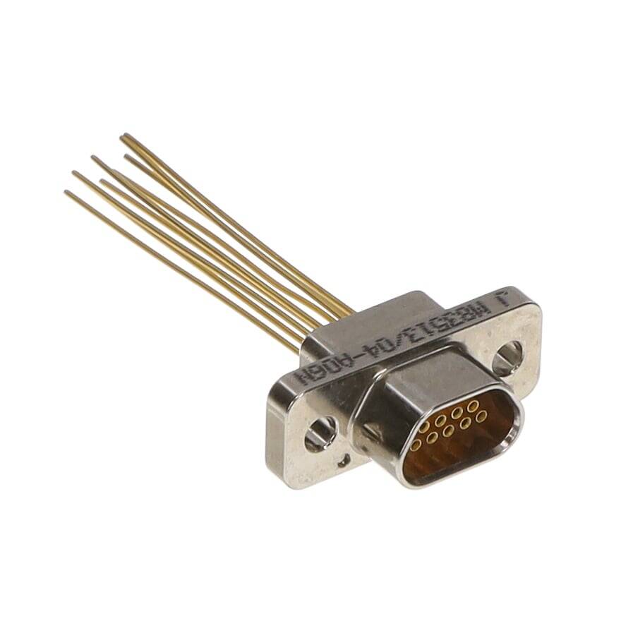 M83513/04-A06N CONN RCPT 9POS PNL MT WIRE LEADS - 1