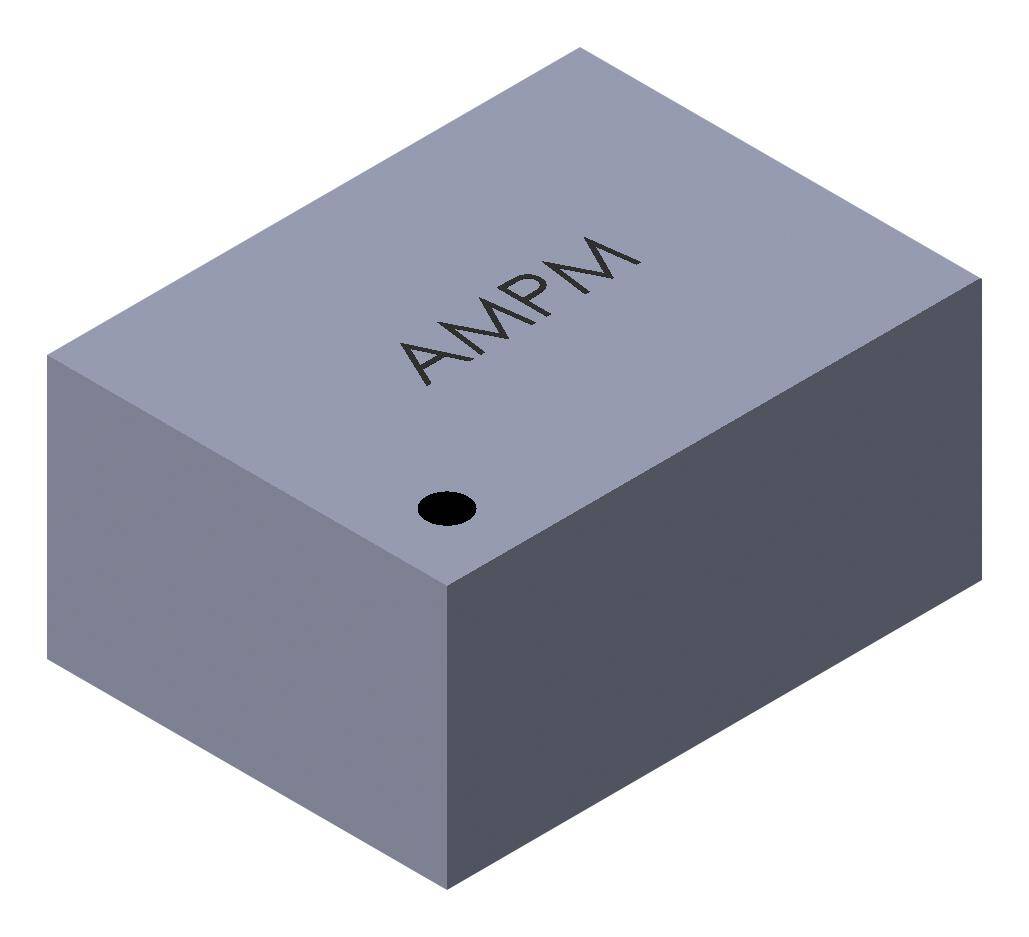 AMPMGFB-12.0000-T MEMS OSCILLATOR 12.0000MHZ 3.3V 2.5x2.0mm SMD - 1