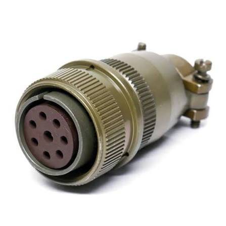 MS3106E14S-2S MIL-DTL-5015 Series Circular Connector Cable Mount Socket 4 Pos - 1