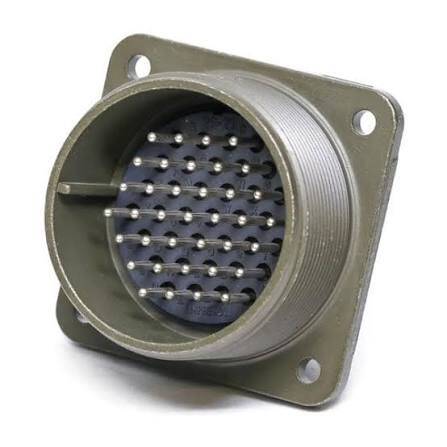 MS3102R14S-7P CONN RCPT MALE 3P SILV SLDR CUP