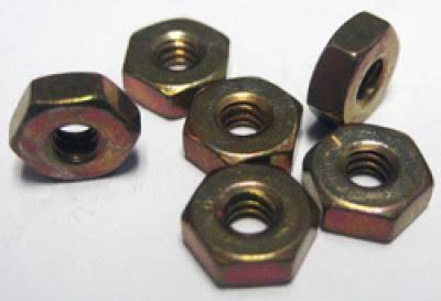 MS35649-264 NUT HEX 4-40 BRASS CADMIUM PLATED - 1