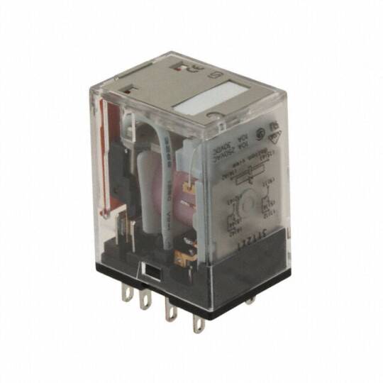 MJN2CEDC12 RELAY GEN PURPOSE DPDT 10A 12V Plug-In