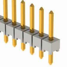 HTSW-107-07-G-S Unshrouded Header Strip 0.100" 7 Position Single Row Gold - 1