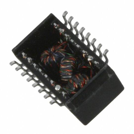HX2019FNLT XFRMR MODULE 1PORT 1:1 10/100 BASE-TX SMD LAN Transformer